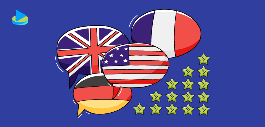 Podcast country flags