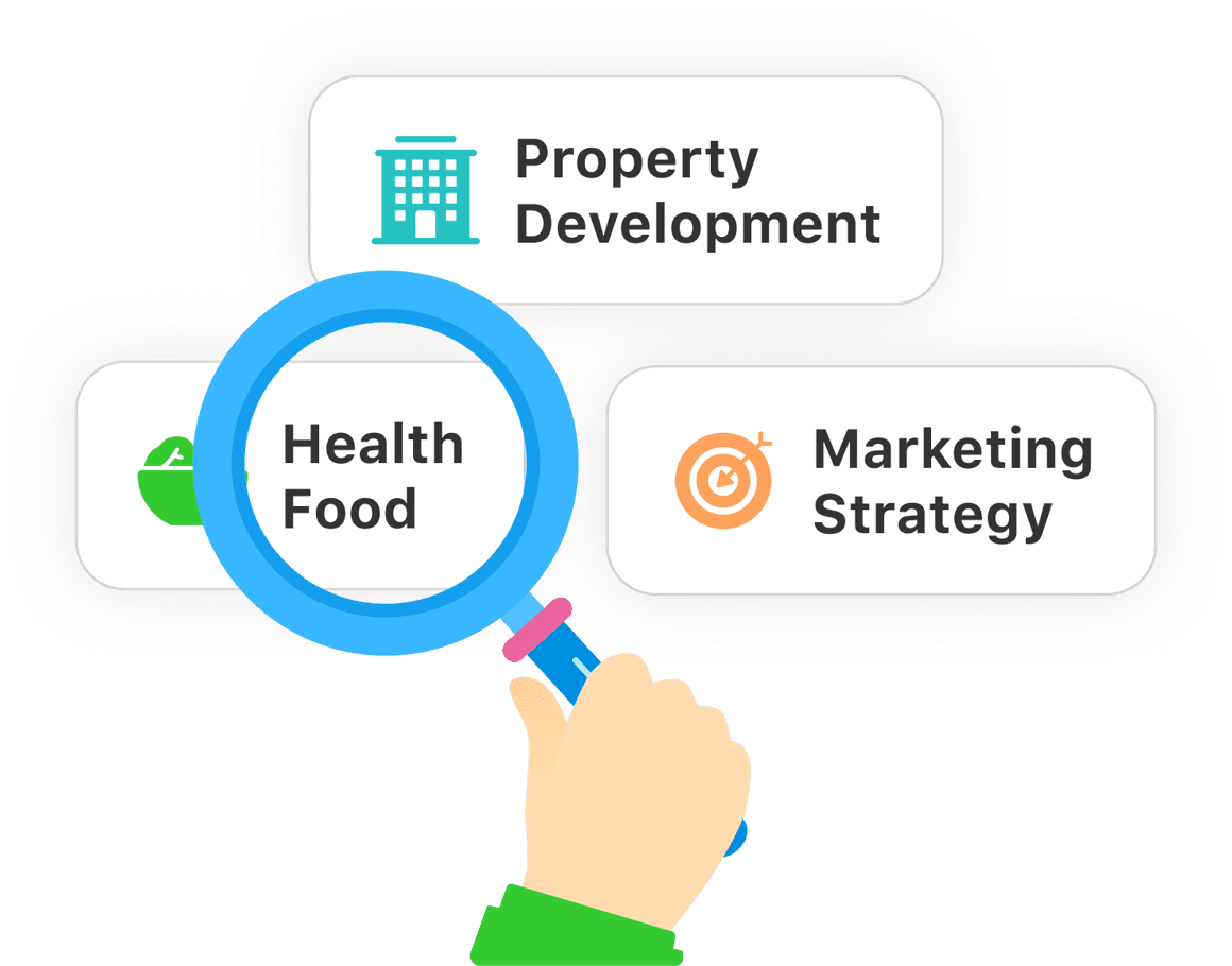 Search topics using Rephonic's podcast database.